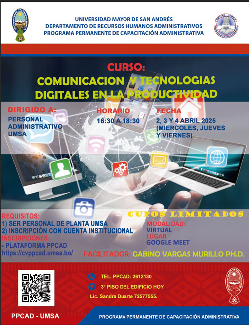 Curso de Comunicación y Tecnologías Digitales